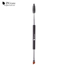 DUcare Brand Double Eyebrow Brush+Eyebrow Comb beauty cosmetic brush eyebrow makeup brushes for eyeBrow Brush blending eye