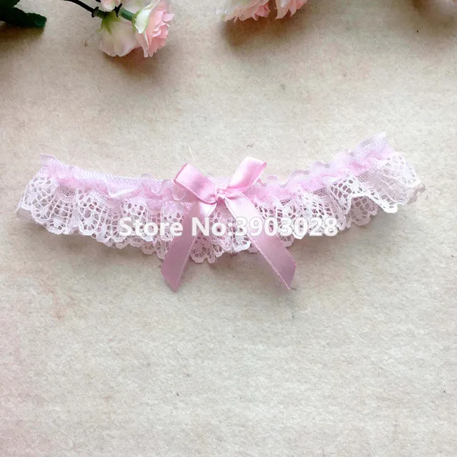 Sexy Girl Lace Bow Floret Leg Ring Garter Neck Ring Wedding Party Bridal banquet party dress up