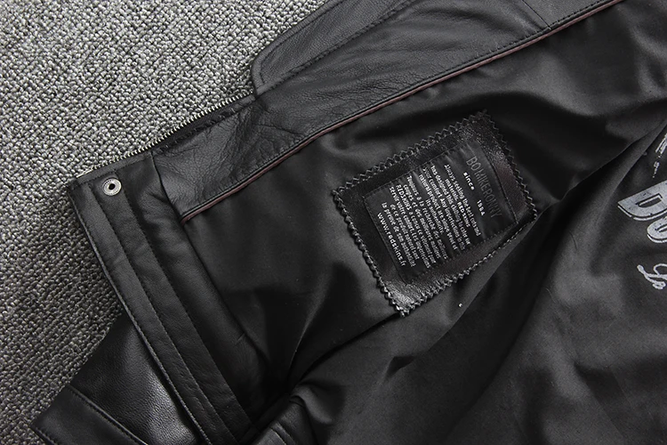 Куртка из натуральной кожи, мотоциклетная куртка для мужчин. Черная тонкая дубленка. Распродажа размера плюс, крутая