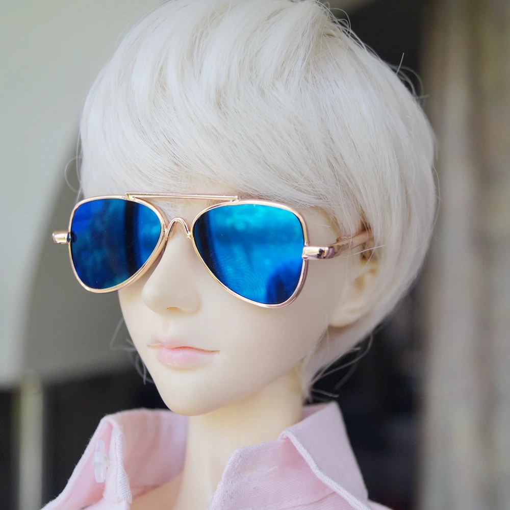 BJD солнцезащитные очки синие Harley Bookman Prop для 1/3 24 &quot60 см SD SD17 70 DD DOD DK Volks Doll