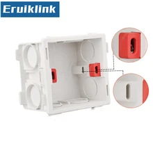 Великобритания/СУ/ЕС стандартная распределительная коробка для монтажа в стену, пластиковая настенная пластина настенное крепление распределительная коробка