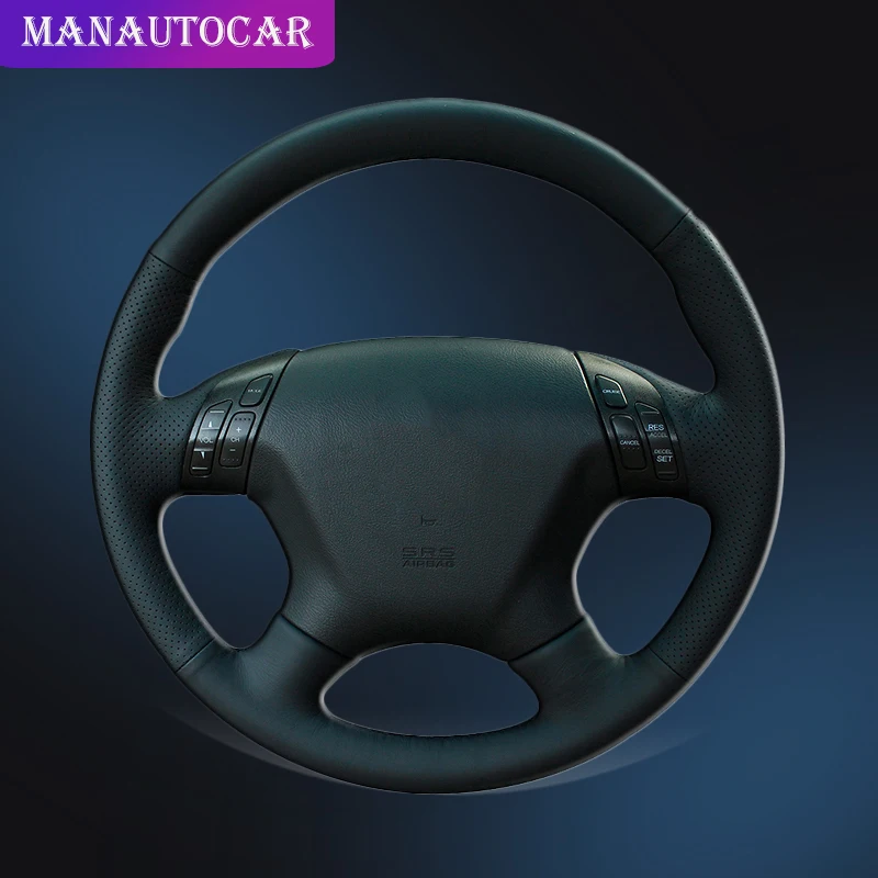 

Hand Sewing Car Steering Wheel Cover for Honda Accord 7 2004-2007 Auto Braid On The Steering Wheel Cover Interior Accessories