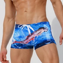 A286 купальные костюмы AUSTINBEM мужские изображением Русалочки Шорты купальные шорты купальный костюм Новые летние мужские купальные костюмы одежда для плавания Sunga de praia