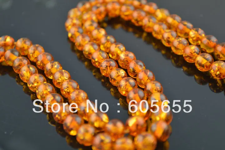 Морской бамбук оранжевый цвет 10 мм коралловые Круглые бусины для изготовления ювелирных изделий 5 нитей в партии