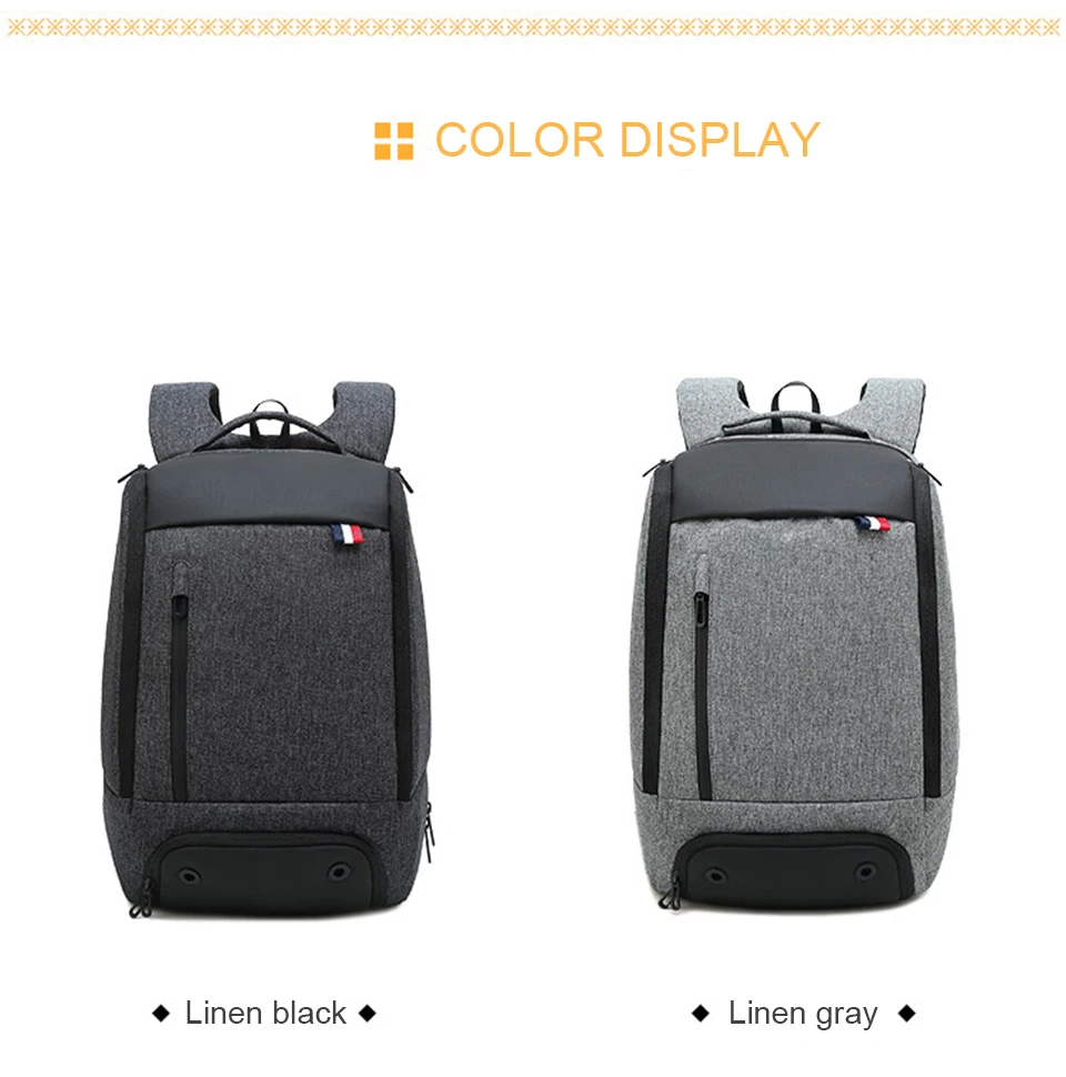 15.6 Inch Laptop Backpack Bag Mens Women Travel Bags Keep Cool Warm Large Capacity Men's Business Backpacks Men Female Smart Bag (11)