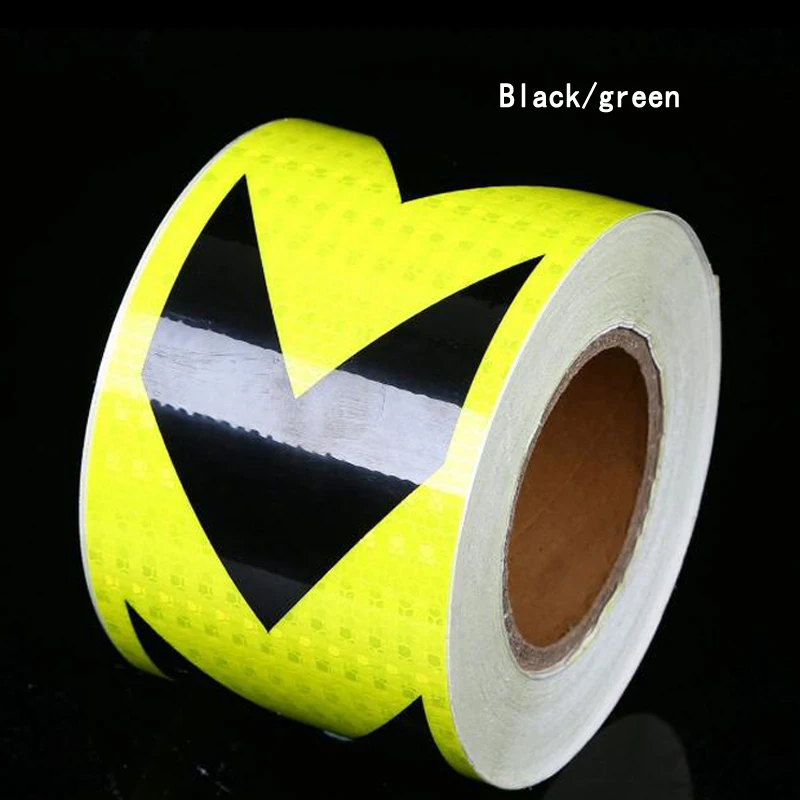 10cm X 5m High quality Safety Reflective Warning Tape Conspicuity Film Sticker Multicolor