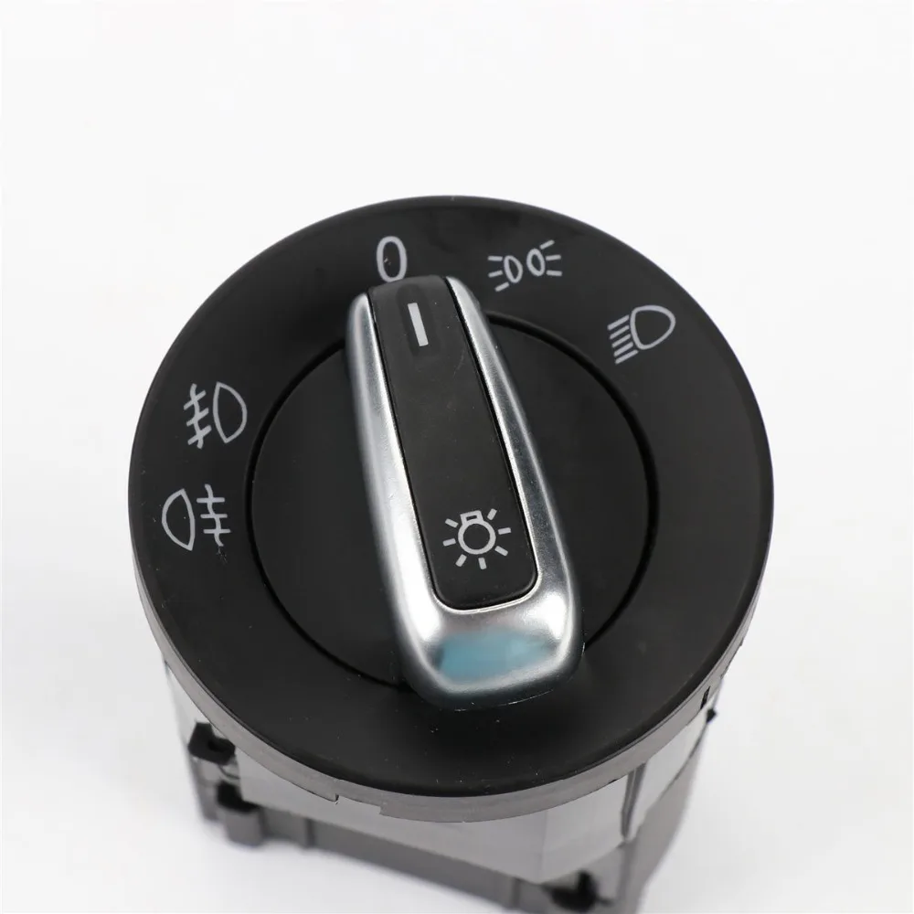 

TAIHONGYU Chrome Control Fog Head light Lamp Switch for VW Jetta Golf Beetle PASSAT New Beetle Sharan Polo Lupo 3BD 941 531