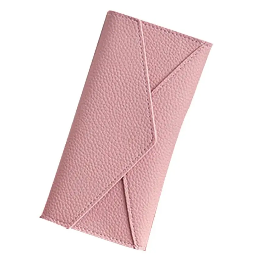 MOLAVE кошелек женские клатчи повседневные сумки качественный клатч кошелек модная сумочка кошелек Прямая AP30 - Цвет: Pink