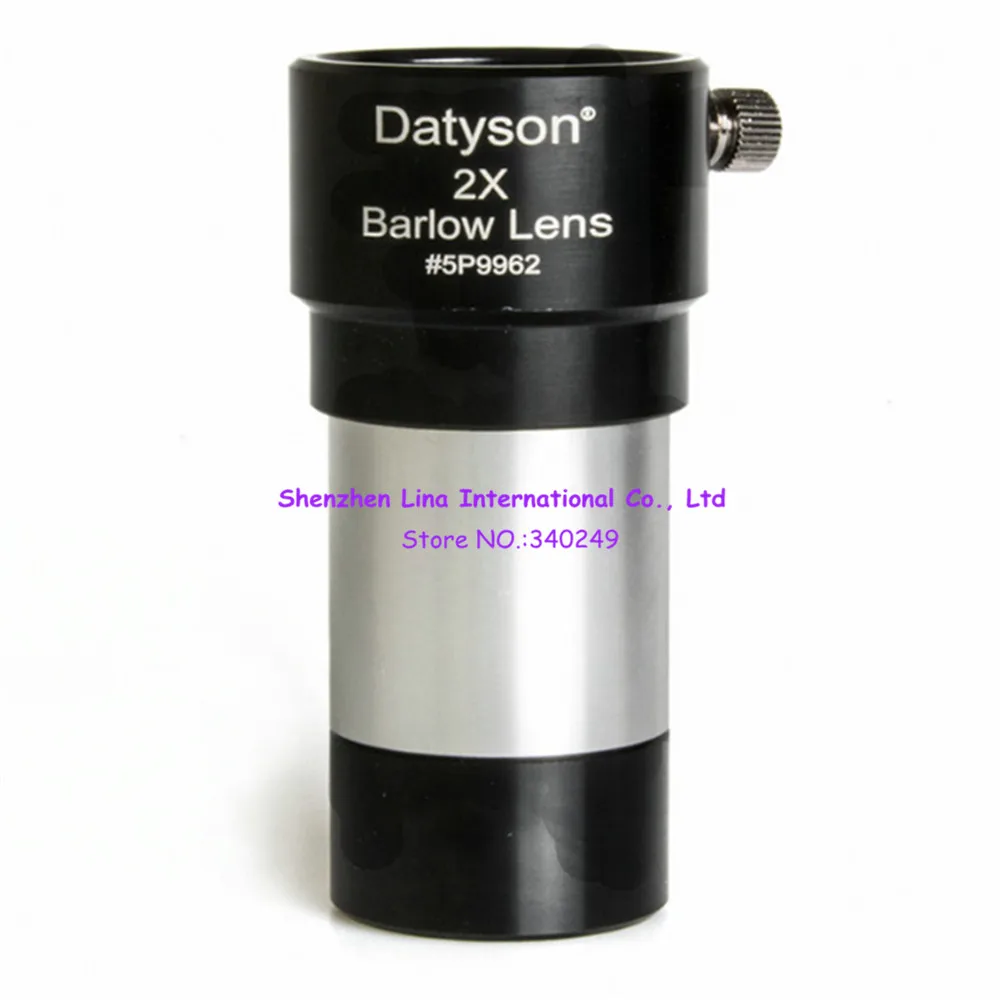 

Datyson Achromatic Pure Optical Glass Aluminum Alloy 1.25 inches Telescope 2X Extenders Full Optical HD Green Film 5P9962