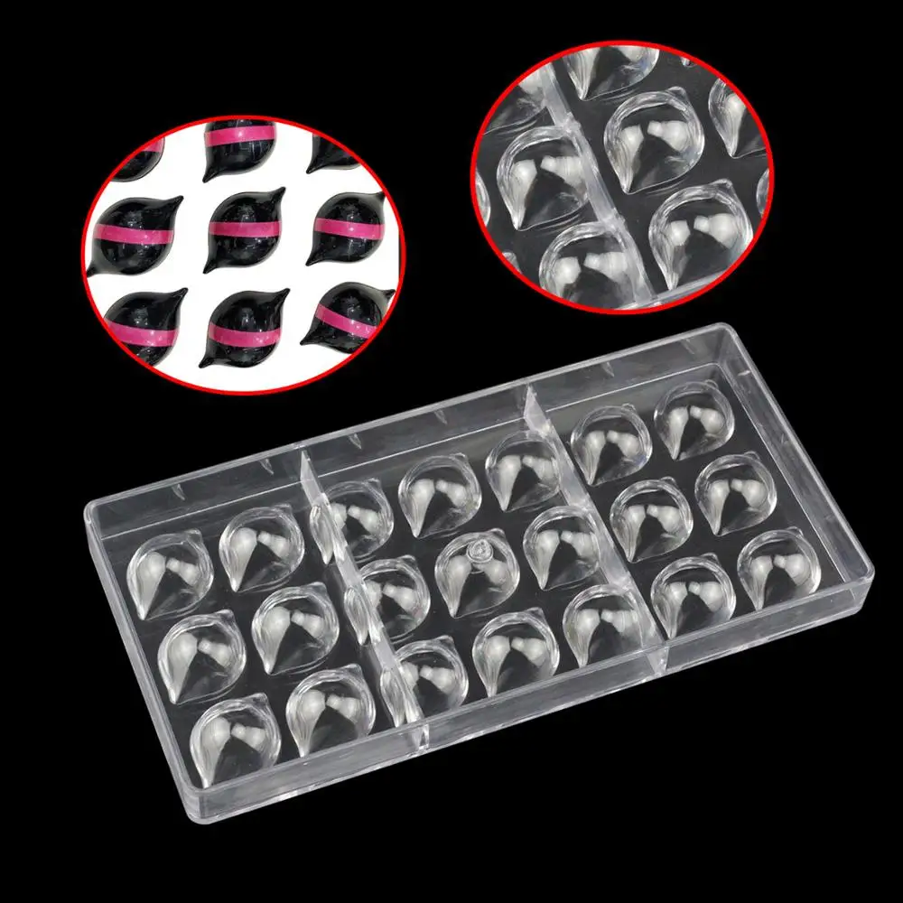 

3D 21Cups lemon shape Polycarbonate Chocolate Mold Candy Mould Food Grade DIY Chocolate PC Tray Chocolate Candy Pastry Tool