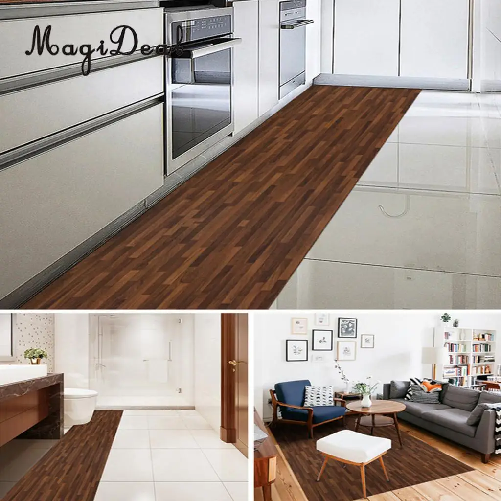 MagiDeal Home Decor Self-adhesive Cobblestones Murals Bathroom Kitchen Floor Stickers Wall Decals