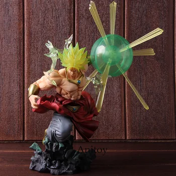 

DBZ Dragon Ball Z Super Saiyan Broly The Burning Battles PVC Dragon Ball Action Figure Brolly Collectible Model Toy