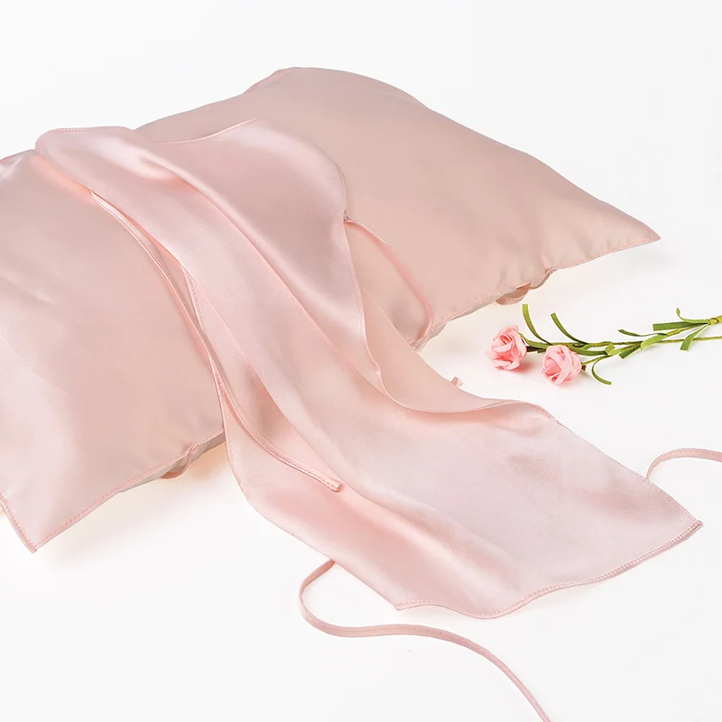 

1pc 100% Pure Mulberry Silk Pillowcase 32x52cm 25x45cm Pillow Cover For Children Good Sleep Hair Care Pillow Cover