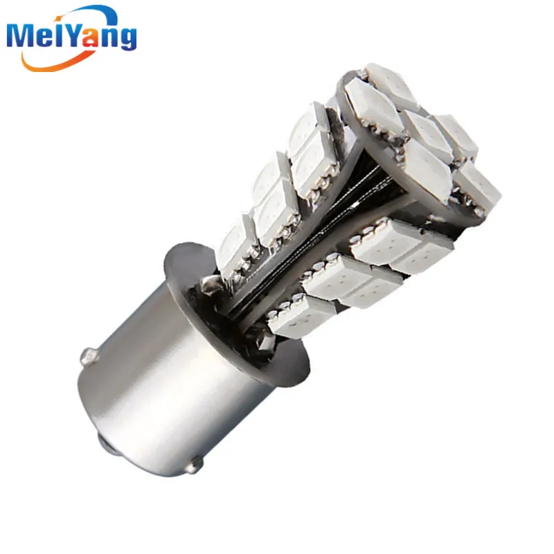 1156 BAU15S 21 SMD Желтый Янтарный CANBUS OBC без ошибок Автомобильный светодиодный