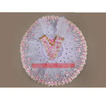 

Pink white ballet tutu dress child kids professional ballet women ballerina Outfits ballroom ballet dancing dress Outfits girls