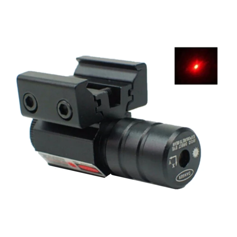 

50-100m Range Red & Green Dot Laser Adjust 11mm&20mm Picatinny Rail 635-655nm Sight Pistol Accessories