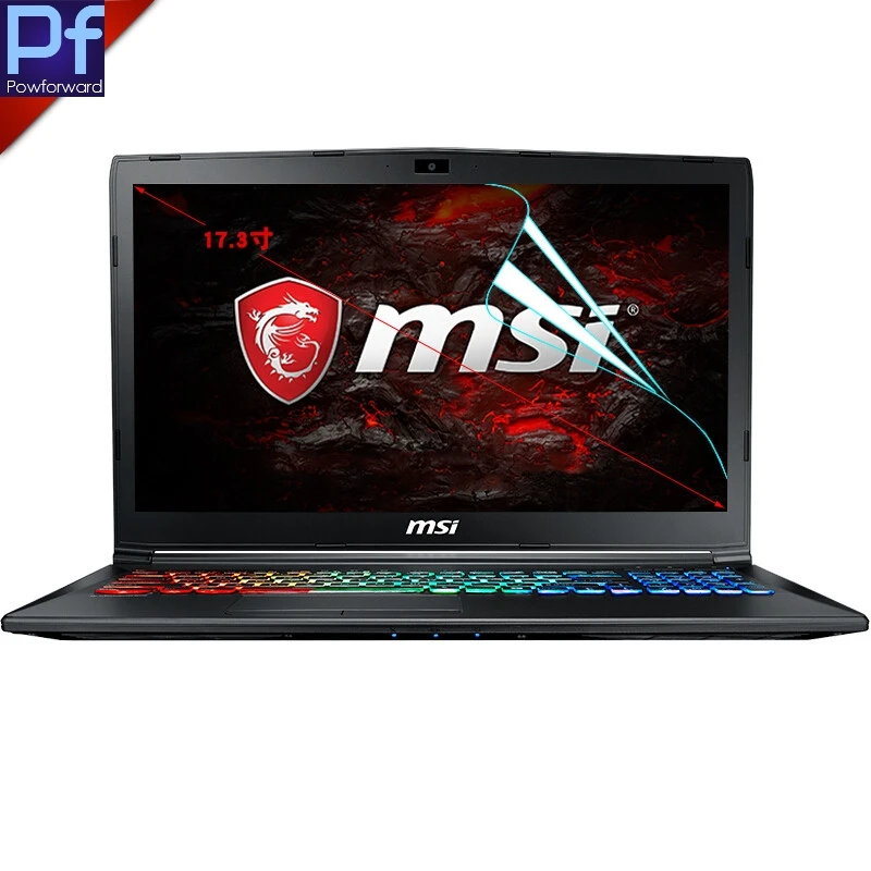 

5pcs/pack High Clear 17 Inch Notebook Laptop Screen Protector Film for 17.3" For MSI GT72 GS70 GL72 GE72 GP72 GP62MVR GP72MVR