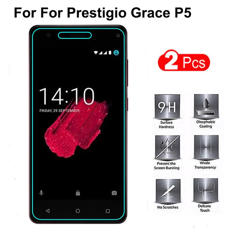 

Prestigio Grace P5 Tempered Glass Protective Glass Film 9H SmartPhone Screen Protector On PSP5515DUO P 5 PSP 5515 PSP5515 5.0"