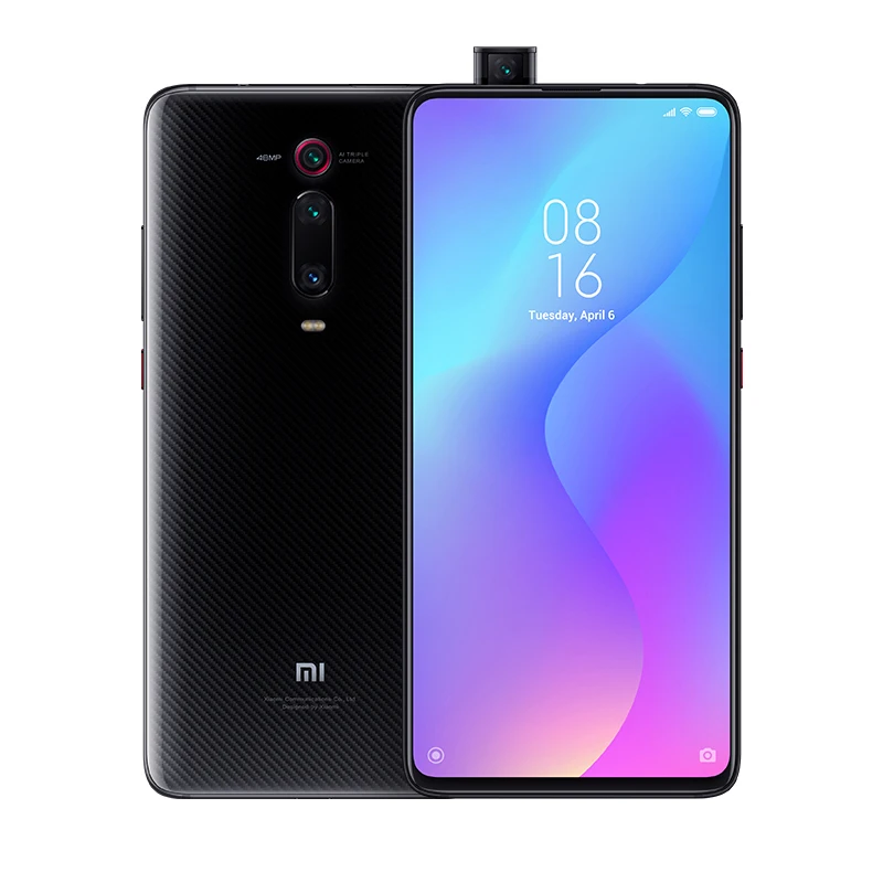 Глобальная версия mi 9T(Red mi K20), 6 Гб ОЗУ, 64 ГБ, Смартфон Snapdragon 730, четыре ядра, 4000 мАч, всплывающая Передняя 48мп камера заднего вида AMOLED - Цвет: BLACK