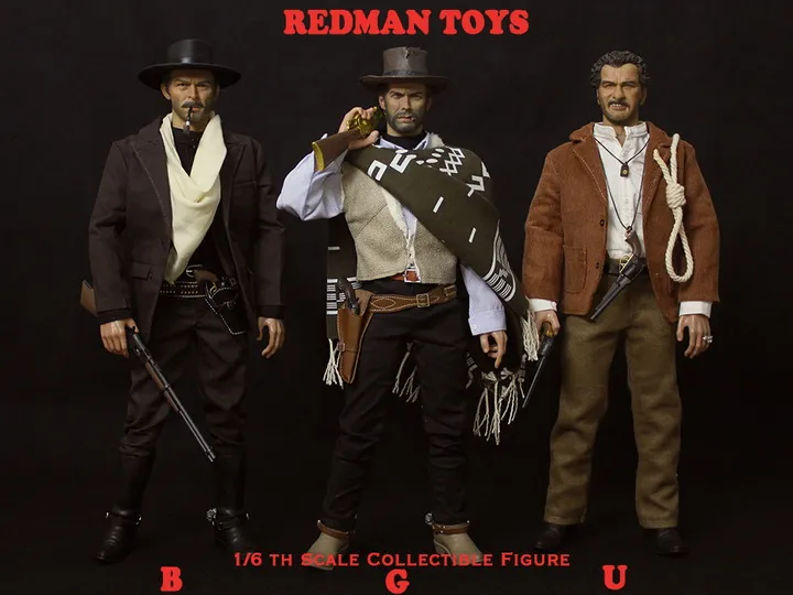 REDMAN TOYS The Cowboy Action Figure Set RM034 The Bad 1//6 Scale Male Model Toys