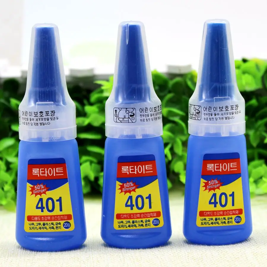 20g 401 multi purpose super fast dry liquid glue wood products, plastic