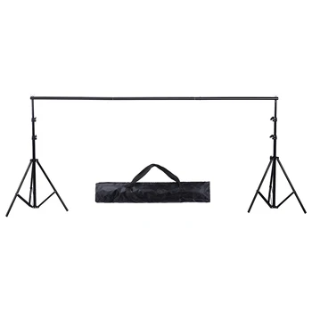 

Photo Background Stand Support System Photography Studio Adjustable Backdrops with Carry Bag for Muslins Backdrops,Paper,Canvas