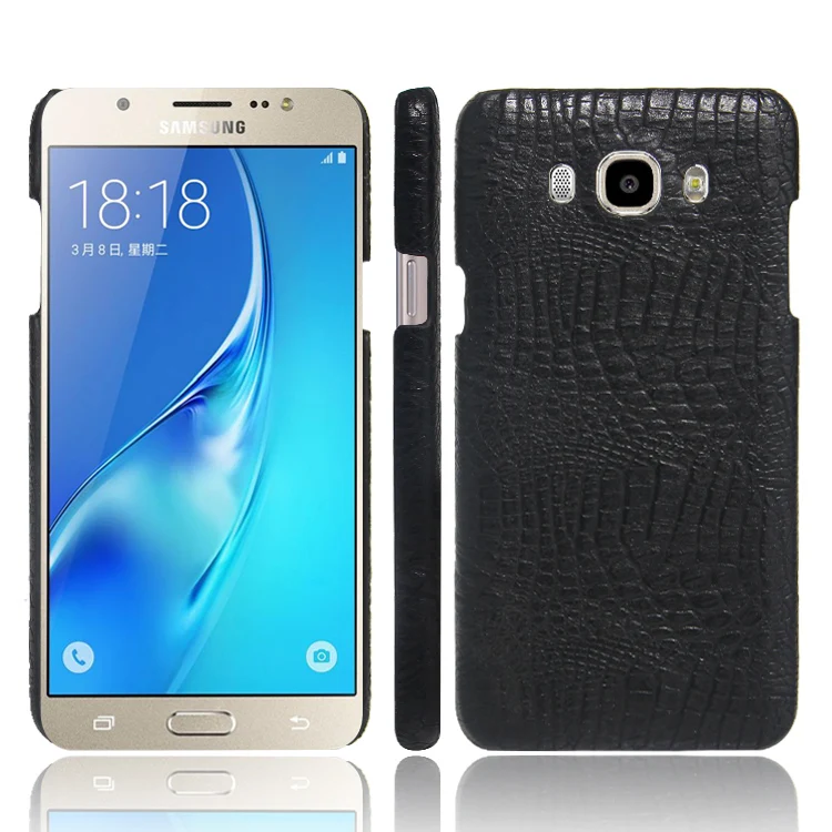 Luxury Crocodile Snake Texture Leather Case for Samsung Galaxy J5 2016 Cover J510 Hard Back PU Phone Cases |