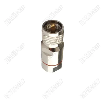 

10 Pieces PL259 UHF Male Plug Clamp RF Coaxial Connector for Corrugated copper 1/2" Cable