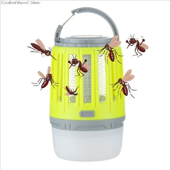 

Multifunctional Waterproof USB Mosquito Killer Trapper LED Night Light Lamp Bug Insect Lights Killing Pest zapper Rechargeable C