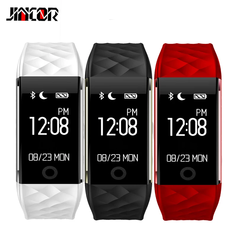 JINCOR S2 Smart Bracelet Wristband Heart Rate Monitor IP67 Waterproof Smartband Bracelet For Android4 3 IOS8