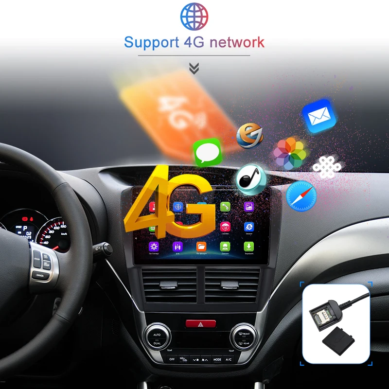 Cheap AWESAFE 2din Android 8.1 Car Radio Multimedia video player gps navi For Subaru Forester 3 2007 2008 2009 2010 2011 2012 2013 2