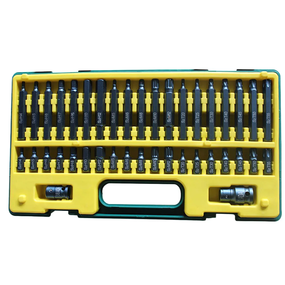 

40 Pcs Torx Star Hex Bits Socket Set S2 Alloy Steel Auto Repair Bits Set SLC88