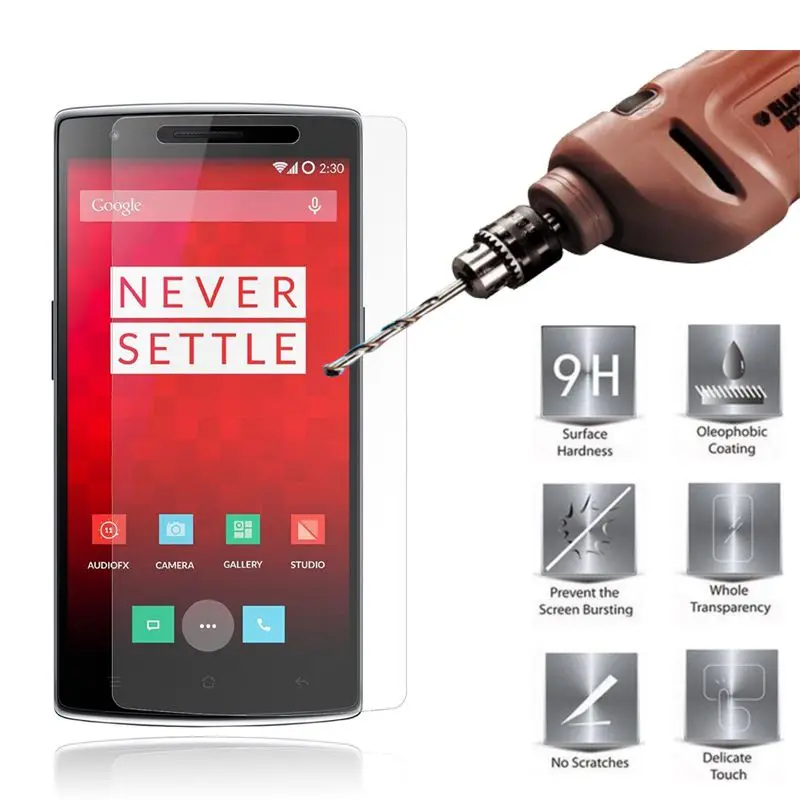 10PCS Tempered Glass for Oneplus One Screen Protector