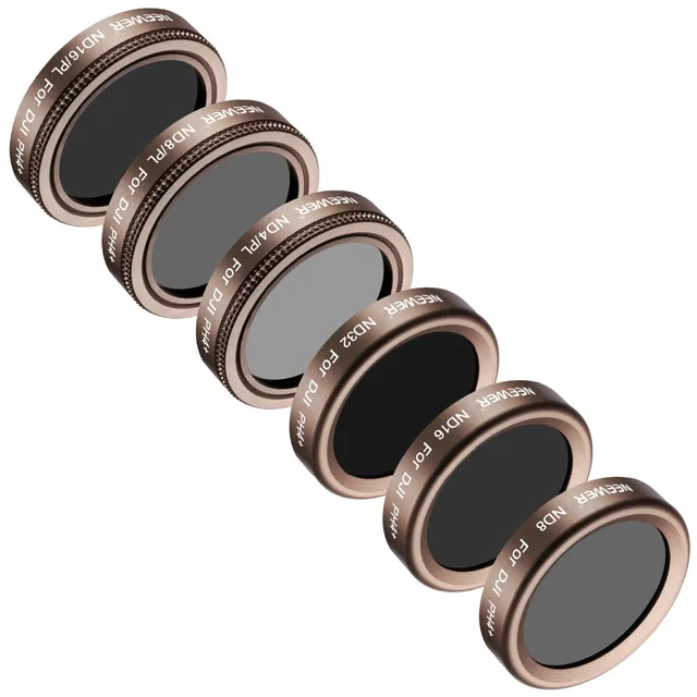 Cheap Neewer 6 Pieces Lens Filter Kit for DJI Phantom 4 Pro:ND4/PL+ND8/PL+ND16/PL+ND8+ND16+ND32 (Gold) High Definition Glass Cheap Neewer 6 Pieces Lens Filter Kit for DJI Phantom 4 Pro:ND4/PL+ND8/PL+ND16/PL+ND8+ND16+ND32 (Gold) High Definition Glass