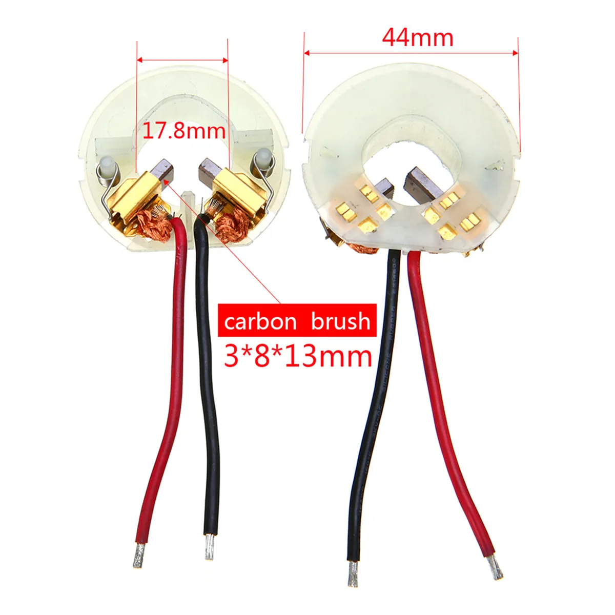 New 2pcs Carbon Brushes + 2pcs Carbon Brushes Holder Replace For HILTI SFC14-A SFC14A SFC 22-A 22A