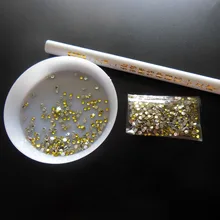 Набор страз для маникюра dotting карандаш точечная ручка-аппликатор палитра блюдо Dappen Блюдо Стразы для ногтей инструмент для дизайна ногтей