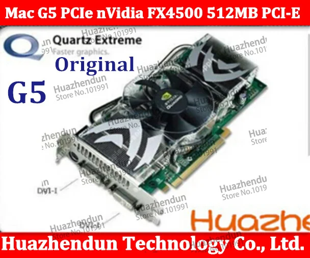 100% Mac G5 PCIe nVidia Quadro FX4500 512MB PCI-E Video Card Macpro high quality more than 7300gy