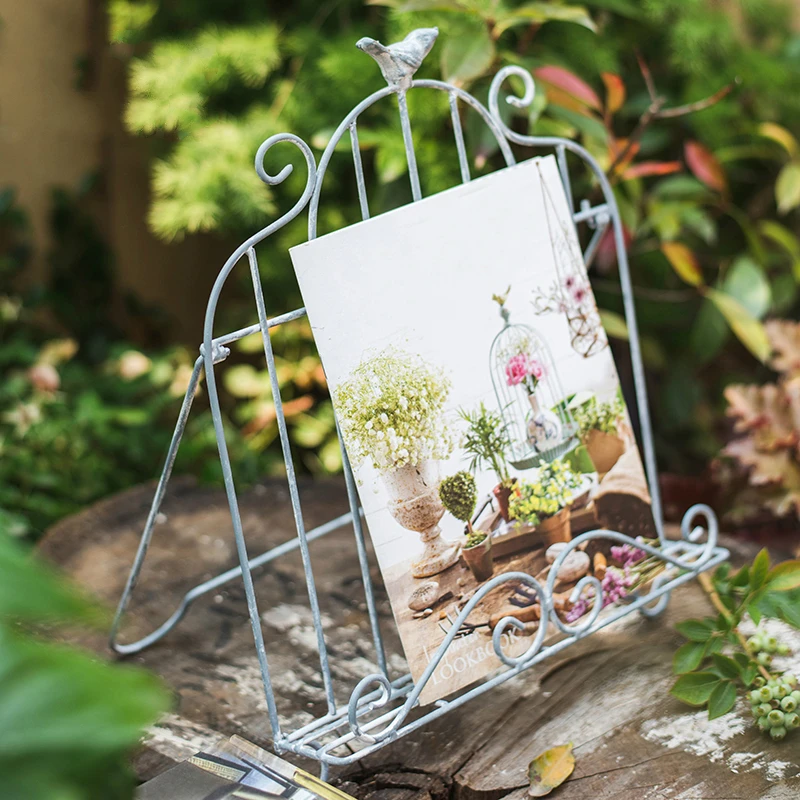 ga verder roltrap Onderdompeling Metalen Vintage ijzeren vogel frame boeken tijdschrift menu schildersezel  muziek stand metalen tuindecoratie gratis verzending|decorative metal  easels|decorative decorativedecorative stand - AliExpress