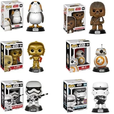 

Funko POP STAR WARS & PORG,CHEWBACCA PVC Action Figure Collectible Model toys for chlidren
