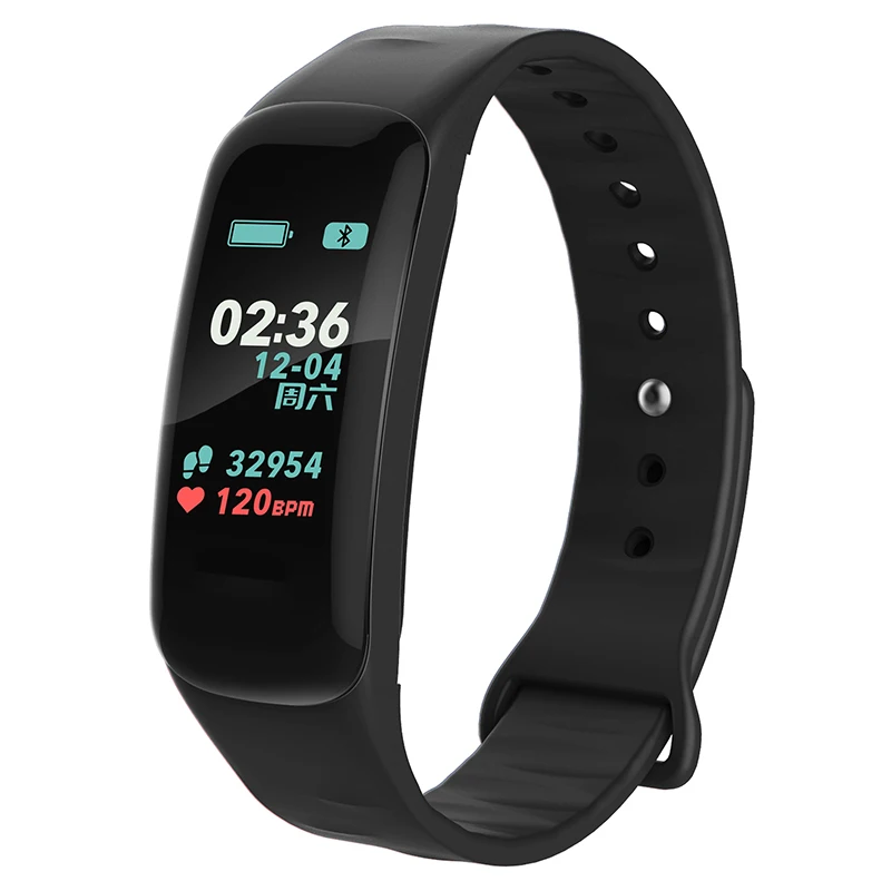 Smart Bracelets F602 Heart Rate Monitor Fitness Bracelet Activity Tracker Smart Band Pedometer Wristband Alarm Clock Smart Watch (1)