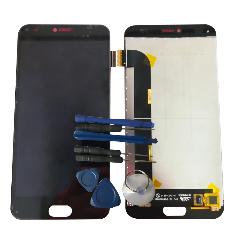 

RYKKZ For FPC-RL-IPS500H095C-2-3G LCD Display With Touch Screen Digitizer Assembly Replacement With Tools+3M Sticker