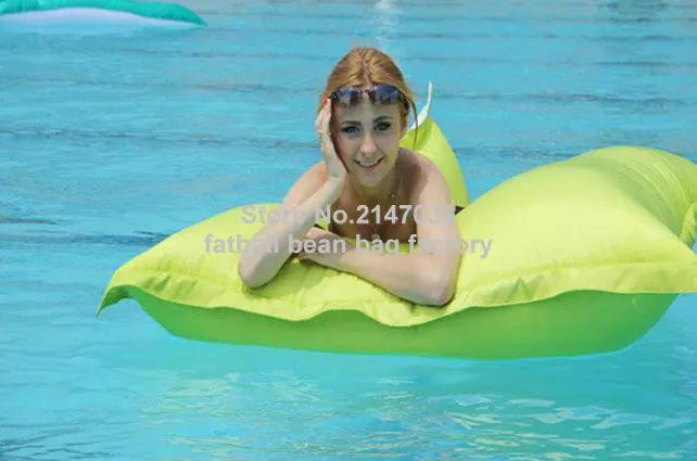 Luxurious Oversized Float Beanbag for Comfortable Pool Lounging - Accommodates Two Adults image 6