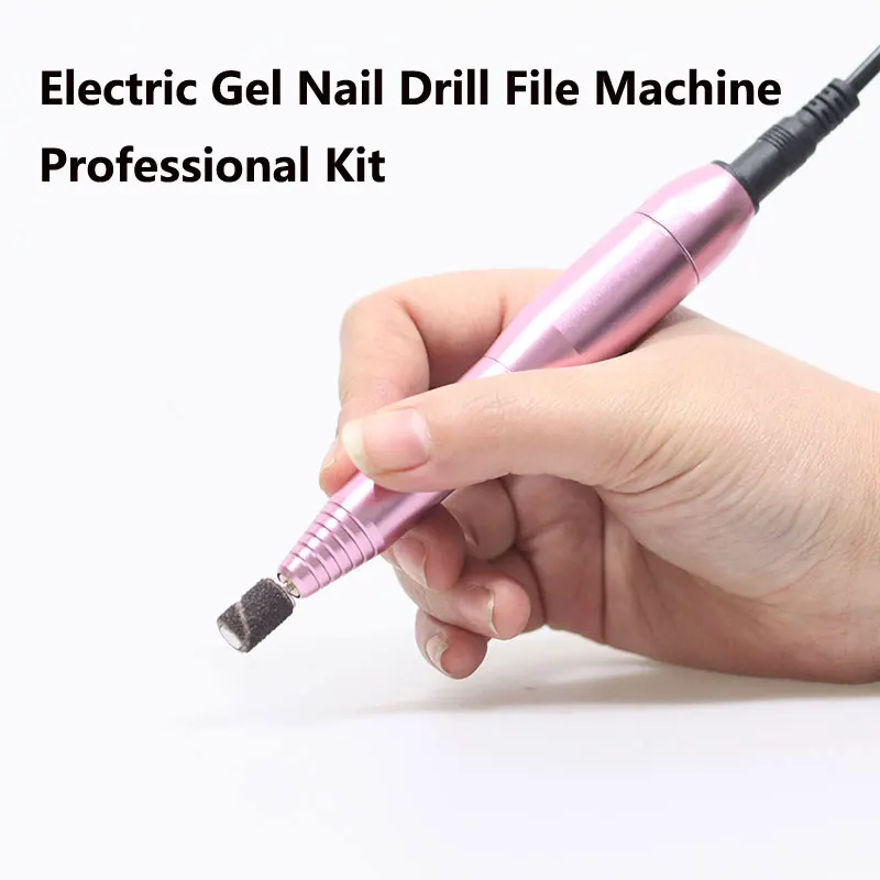 

Electric Gel Nail Drill File Machine Professional Nail Drills Kit Manicure Set