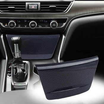 

DWCX Black Carbon Fiber Console Cigarette Cigar Lighter Decoration Trim Stickers Fit for Honda Accord 2018