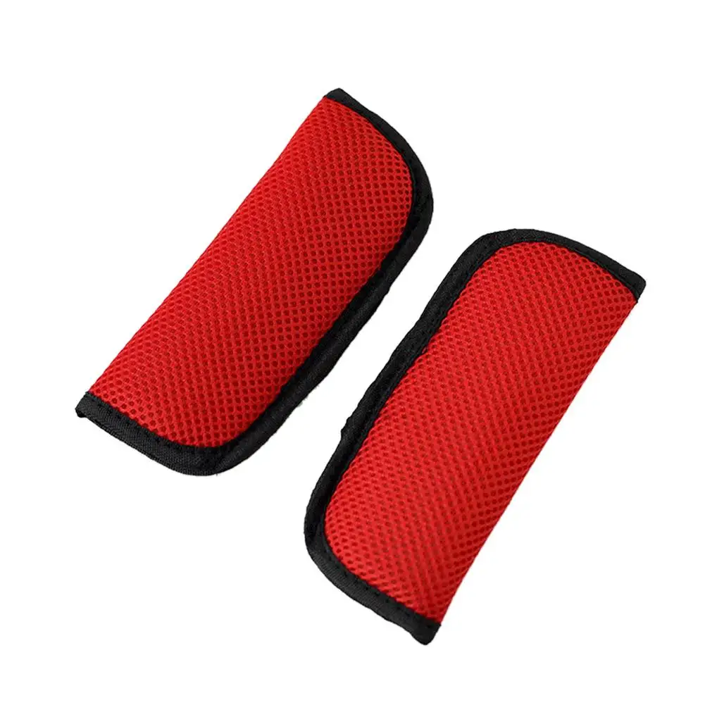 2 шт для маленьких детей Защитный чехол для ремня безопасности аксессуары для автомобиля наплечный ремень чехол колодки Ремень безопасности Защита плеч - Название цвета: Красный