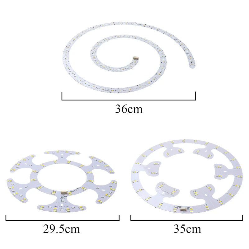 SMD2835/5050 LED Panel Light Lamp Beads Kit PCB  36/40W Cool/Warm white RGB Round Ceiling Lights Remote controller/APP control