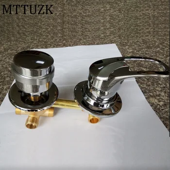 

In wall mounted 2/3/4/5 Ways outlet brass shower faucet screw or intubation Copper shower cabin shower room mixing valve taps