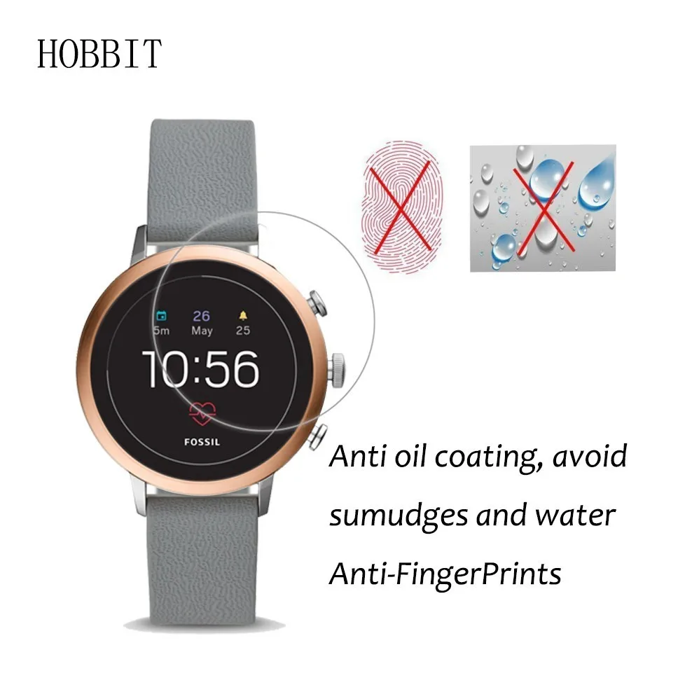 3 Упак. 5H нано Взрывозащищенный экран протектор для Fossil Q Venture HR Gen 4 высокой