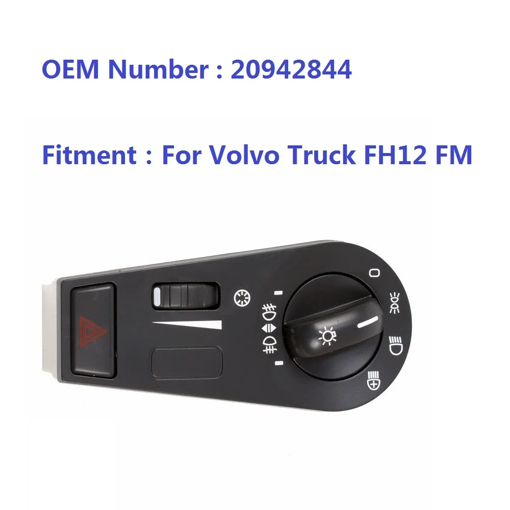 20942844 New Head Light Headlight Lamp Switch For Volvo Truck FH12 FM