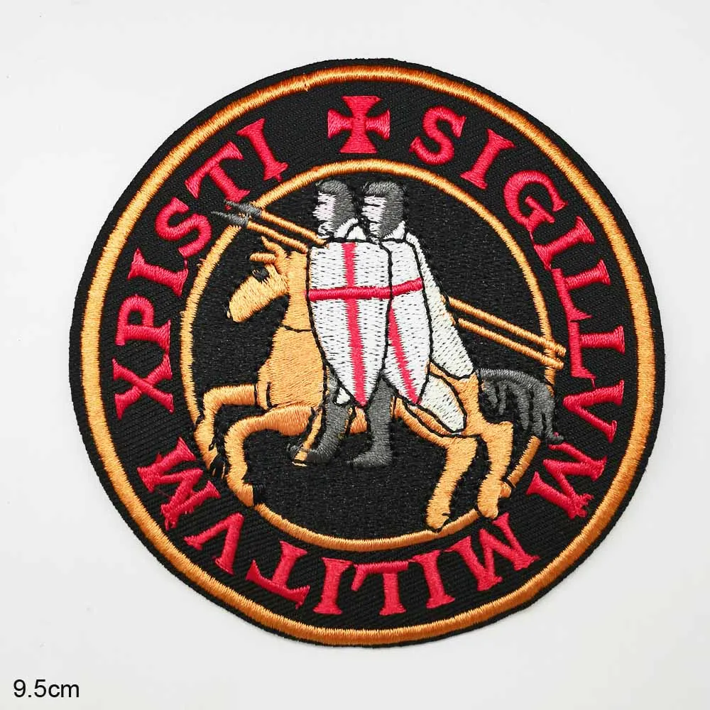 

Letters Assassin Knights Templar Warrior Iron On Patch Embroidered Clothes Patch For Clothing Clothes Stickers